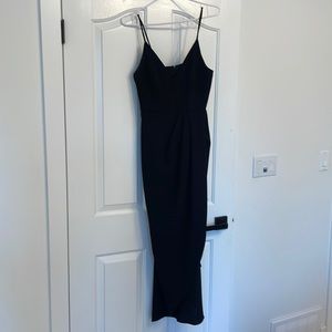 Black 8 Xscape tulip dress